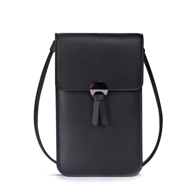 Factory Hot Sell Women's Crossbody PU Leather Touch Screen Mobile Phone Bag