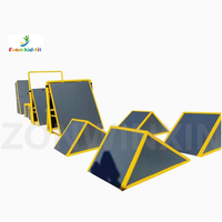 ZONWINXIN, suministro de fábrica, equipo de Parkour personalizado, deflector de trípode de goma pequeño de alta calidad, juego de equipo de Parkour para niños
