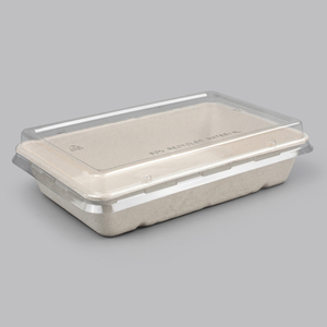 Di alta qualità Eco Friendly biodegradabile usa e getta piccola polpa rotonda da asporto bagassa 24 32 oz ciotola per confezionamento di alimenti per insalata - Product Image 2