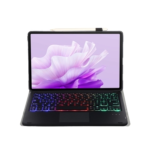 Funda de Cuero con Teclado Inalámbrico Retroiluminado Desmontable Ultrafino con Textura para <span class=keywords><strong>Huawei</strong></span> MatePad 11.5 <span class=keywords><strong>2023</strong></span> AH17-AS con Panel Táctil - Product Image 3