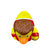 Personnalisable mignon canard en caoutchouc jouet de bain Mini plastique vinyle Anime Figure artisanat jouets pour l'heure du bain amusant
