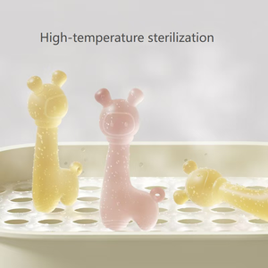 ของเล่นยางกัดซิลิโคนป้องกันการกินมือออออัลบาก้าสำหรับเด็กทารกนุ่มง่ายต่อการจับของเล่นสำหรับกัดฝึกประสาทสัมผัส - Product Image 6