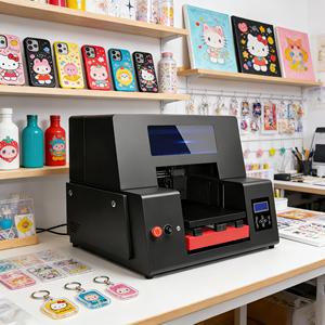 Refinecolor Impresora <span class=keywords><strong>UV</strong></span> A3 de Cama Plana de Gran Venta para Impresión en Lona, Fundas de Teléfono, Botellas, Acrílico, Llaveros y Pelotas de Golf - Product Image 1