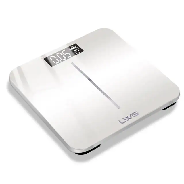 Personal Digital Balance Glass Weighing Smart Electronic Weight Body Scale Digital Bathroom Scale