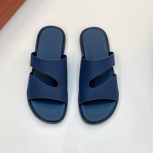 Sandalias Romanas Europeas para Hombre, de Cuero Genuino, Transpirables, con Diseño Sólido, Estilo Slip-On, Talla Grande, Novedad Verano 2025 - Product Image 1