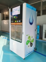 Distributeur d'eau alcaline riche en hydrogène à deux sorties, à commande par jeton, pour usage commercial