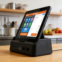 Tablette de commande de restaurant de 8 pouces avec lecteur NFC/RFID, Android 14/15/16 intégré, configuration économique, borne de point de vente