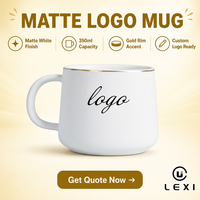 Taza de café de cerámica capuchino al por mayor mate reutilizable té leche logotipo personalizado tazas de porcelana creativas para 1 usuarios 350 ml 500