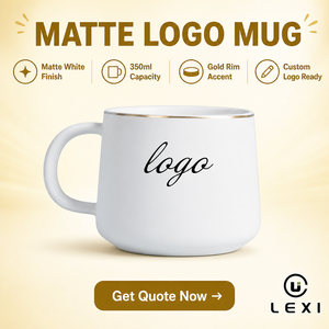 Taza <span class=keywords><strong>de</strong></span> Cerámica Blanca y Negra con Logotipo Personalizado, Letras a Color, Borde Decorativo, Taza <span class=keywords><strong>de</strong></span> Porcelana Apta para Microondas y Lavavajillas - Product Image 2