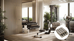 Chất lượng cao 3D hoa 3D tấm Tường phong cách cổ điển vật liệu trang trí Hội Đồng Quản trị cho Trần Tường nền cho căn hộ phòng tập thể dục - Product Image 3