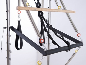 Portable Acier PU En Bois Pilates Réformateur Tour Vertical Érable Prate <span class=keywords><strong>Lit</strong></span> Semi-Volant Homme pour L'entraînement De Yoga Du Corps en Studio Gym - Product Image 6