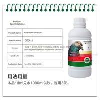 Acid Water Treasure 500ml Acide citrique Additif alimentaire mixte pour pigeon voyageur - Régulation du pH - Inhibition des trichomonades