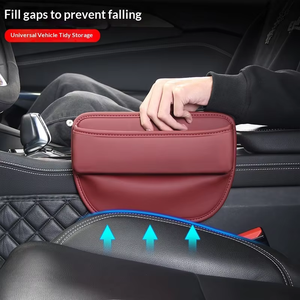 Leather Car <strong>Seat</strong> Gap <strong>Storage</strong> <strong>Box</strong> In-Car Gap Organizer Comprehensive Interior Accessories for Between <strong>Seats</strong> - Product Image 1