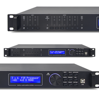 Processeur de sonorisation FIR DSP LA-306 3 entrées 6 sorties, 500 MHz, double cœur, 32 bits, 768 kHz ADC, PEQ, DEQ, GEQ, contrôle par PC