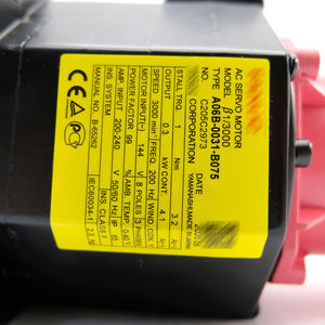Fanuc A06B-0031-B075, servomotor Fanuc, servomotor α1/3000, servomotor de CA de 0.3kW - Product Image 2