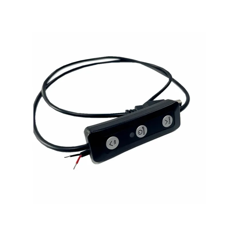The source manufacturer customizes the three-button switch line for single-color LED brightening and dimming