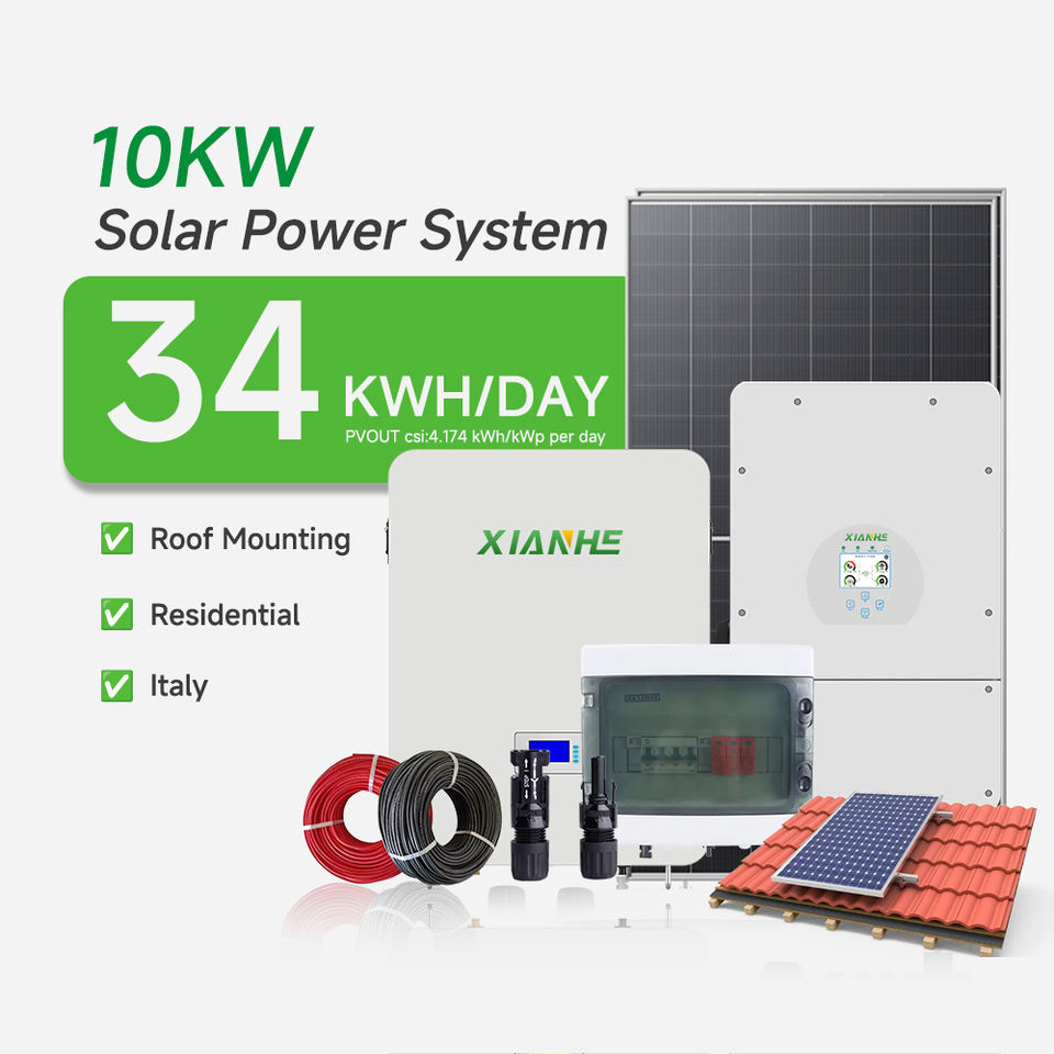 10kw 20kw 30kw 50kw Hybrid Solar System 3kva 10kva Off Grid Solar ...
