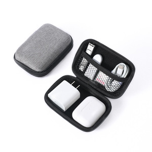 Headphone Storage <b>Bag</b> Data <b>Cable</b> Charger USB Flash Drive Multi Functional Digital Accessory Portable Case Rectangle Small - Product Image 5