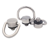 Adaptateur de trépied à dégagement rapide en acier inoxydable JiaHeng usiné CNC 1/4-20 D avec vis moletée pour appareil photo, usinage par électroérosion à fil (EDM)