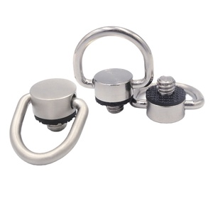 Adaptateur de trépied à fixation rapide avec douille en <span class=keywords><strong>D</strong></span> 1/4-20 en acier inoxydable usiné CNC, vis moletée pour appareil photo, usinage par électroérosion à fil et brochage - Vente en gros - Product Image 4