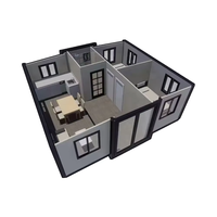 Maisons préfabriquées modulaires de luxe, extensibles, en conteneurs, de 20 pieds et 40 pieds, conformes aux normes chinoises et australiennes, à prix abordable.