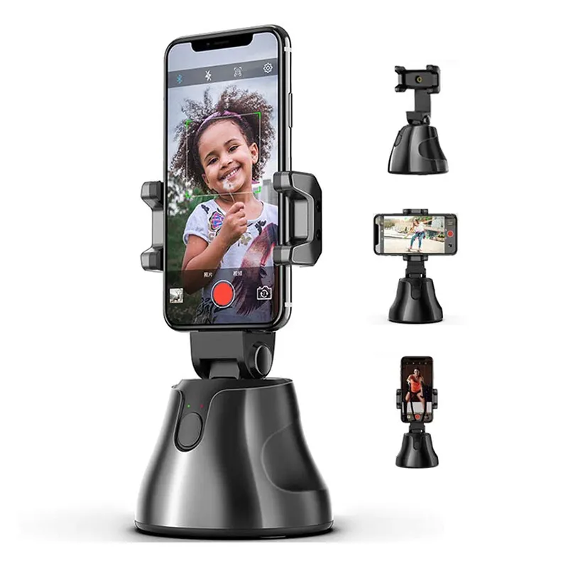 Dropshipping products 2021 Apai genie 360 tracking mini tripod 360 rotation mount stand cell mobile 360 degree face tracking phone holder 360 selfie stick