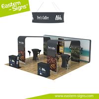 Support d'arche de stand d'exposition suspendu 20x20 avec support TV