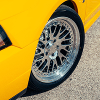 17/18/19/20 pouces 5X114.3 Jante de roue forgée en deux pièces polie à rayons multiples pour Ford Mustang Cobra S550 Shelby