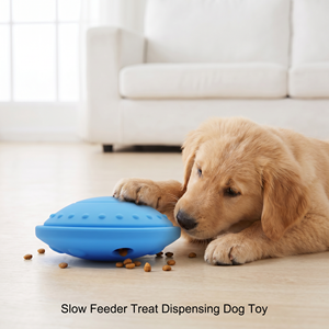 Interactive <b>Dog</b> Treat Dispensing Toy IQ Training Puzzle Food Leak Toy for Boredom Relief Silicone Slow Feeder Pet Toy - Product Image 1