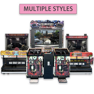 เครื่องเล่นเกมยิงเลเซอร์อาร์เคดแบบหยอดเหรียญ รุ่นยิงเอเลี่ยน โครงสร้างโลหะ รองรับภาษาอังกฤษ - Product Image 5