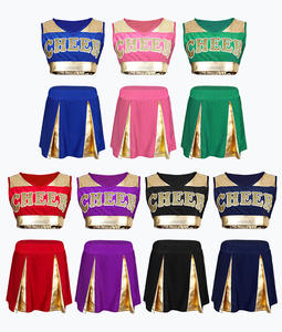 Uniforme de Animadoras sin Mangas de Primera Calidad MANGOES FASHION para Niñas y Adultas, con Logotipo Personalizado OEM, Nuevo, 100% Poliéster de Secado Rápido - Product Image 1