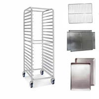 Chariot Offre Spéciale à plateau de support d'acier inoxydable d'équipement de boulangerie de restaurant/chariot à plateau de cuisson avec le plateau
