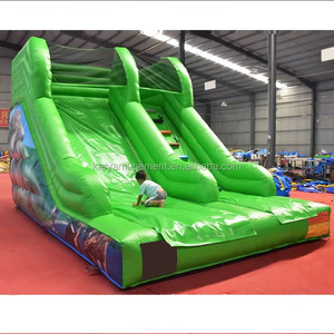 Structure gonflable combinée avec toboggan gonflable en PVC ignifuge et imperméable, avec souffleur et kits de réparation pour usage commercial - Product Image 3