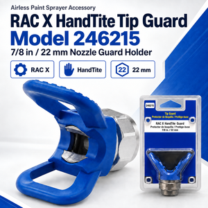 หัวฉีดพ่นสีแบบไร้อากาศ RAC X ขนาด 7/8 นิ้ว รุ่น 246215 พร้อมตัวป้องกันหัวฉีดแบบขันมือ อะไหล่เปลี่ยนสำหรับปืนพ่นสี - Product Image 3