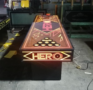 Linhao Outdoor <strong>Beer</strong> Pong <strong>Table</strong> With Custom Logo LED Iron/Glass Material Durable Outdoor Furniture - Product Image 4