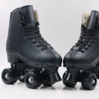 Patins à roulettes de vente de peinture d'usine directe de conception agressive de haute qualité noire pour des enfants professionnels extérieurs