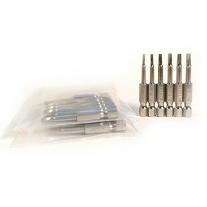 Yunbei Yb Triangular <b>Screwdriver</b> <b>Bits</b> 6 Pc <b>Set</b> 1/4 Inch Shank Silver Electric Tool <b>Bit</b> - Product Image 2