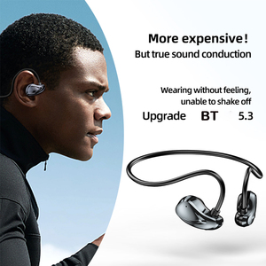 Nouvelle tendance <span class=keywords><strong>Portable</strong></span> sans fil dans l'oreille tour <span class=keywords><strong>de</strong></span> cou casque <span class=keywords><strong>de</strong></span> sport BT voyage étanche véritable conduction sonore LED <span class=keywords><strong>batterie</strong></span> - Product Image 3