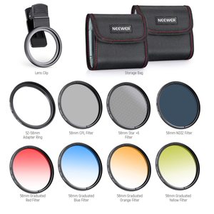 Kit de filtres d'objectif pour smartphone 2 en 1, vente en gros d'usine, Neewer 58 mm, pour <span class=keywords><strong>iPhone</strong></span> 15, 14 Pro, 13, 12, <span class=keywords><strong>11</strong></span> et appareils photo numériques - Product Image 2