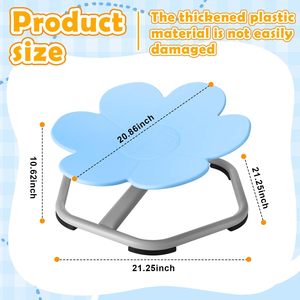 <span class=keywords><strong>Sedia</strong></span> Girevole Sensoriale per Bambini, Giocattolo Attività Sit and Spin, <span class=keywords><strong>Sedia</strong></span> Oscillante per Bambini Autistici, <span class=keywords><strong>Sedia</strong></span> Girevole per Allenamento - Product Image 2