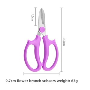 Ciseaux à fleurs, sécateurs <span class=keywords><strong>de</strong></span> jardinage, outil spécial pour fleuristes, ciseaux pour l'arrangement floral, ciseaux pour la cueillette des fruits, rose, violet, menthe - Product Image 5