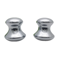 Outil facial Terahertz Mushroom Gua sha, masseur Terahertz fondant sur glace pour Spa relaxant méditation visage yeux rouleau Massage