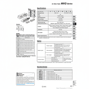 SMC Pneumatics Air Slide Table-Tabla de deslizamiento de aire, 2, 2 - Product Image 1