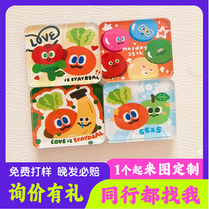 Aimants de réfrigérateur personnalisés en acrylique Junxin 5 cm – Thème Urbain, Tourisme, Culture, Créatif, Dessin Animé – Décoration Maison, Cadeau pour Client - Product Image 4