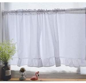 Cortina de Algodón Ecológica con Estampado Campestre Francés, Cortina Ondulada que Bloquea la Luz, Cubierta Flotante <span class=keywords><strong>para</strong></span> Gabinete, Separador <span class=keywords><strong>para</strong></span> Cocina - Product Image 6