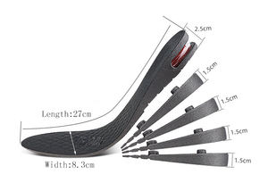 1ชั้น3ซม. ปรับความสูงเพิ่มพื้นในรองเท้า, แผ่นเสริมส้น - Product Image 3