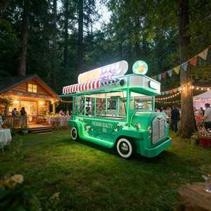 Fully Loaded Food Truck Trailer Mobile Snack Bar For Street Selling Mobile Catering Food Truck Stainless Steel Fast Food Trailer - Product Image 1