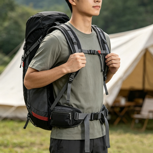 Sac à dos d'escalade imperméable Ripstop avec logo personnalisé, sac à dos tactique de voyage, livraison rapide, sac à dos de randonnée unique pour hommes et femmes - Product Image 3