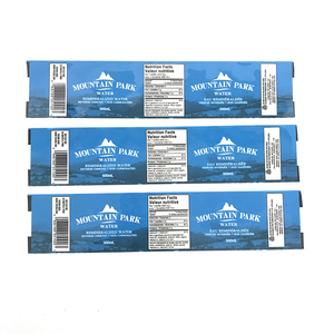 Nhà máy giá rẻ giá OPP Bopp thẻ nước uống chai Tên dán nhãn trong suốt cho chai - Product Image 5