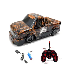 Deluxe Edition 1:18 5WD Remote Control Car Rc Pickup Truck With Battery And Usb Data Cable Kids Toys